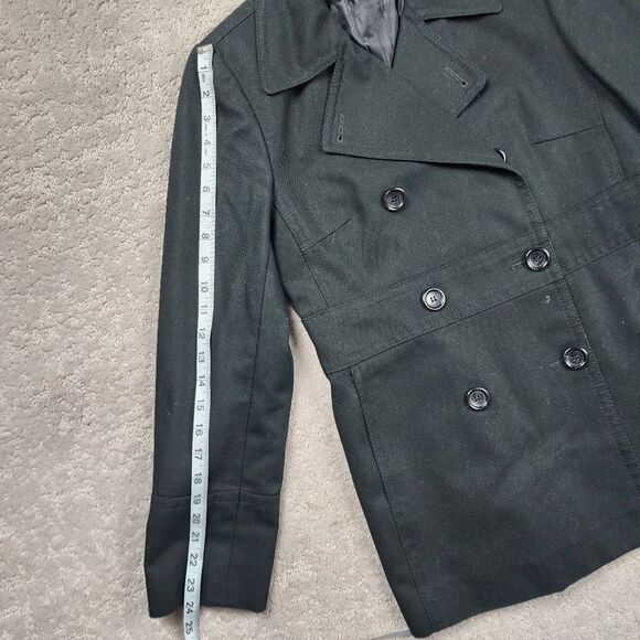 Ann Taylor Double Breasted Lined Trench Coat Size Small - Picture 7 of 9